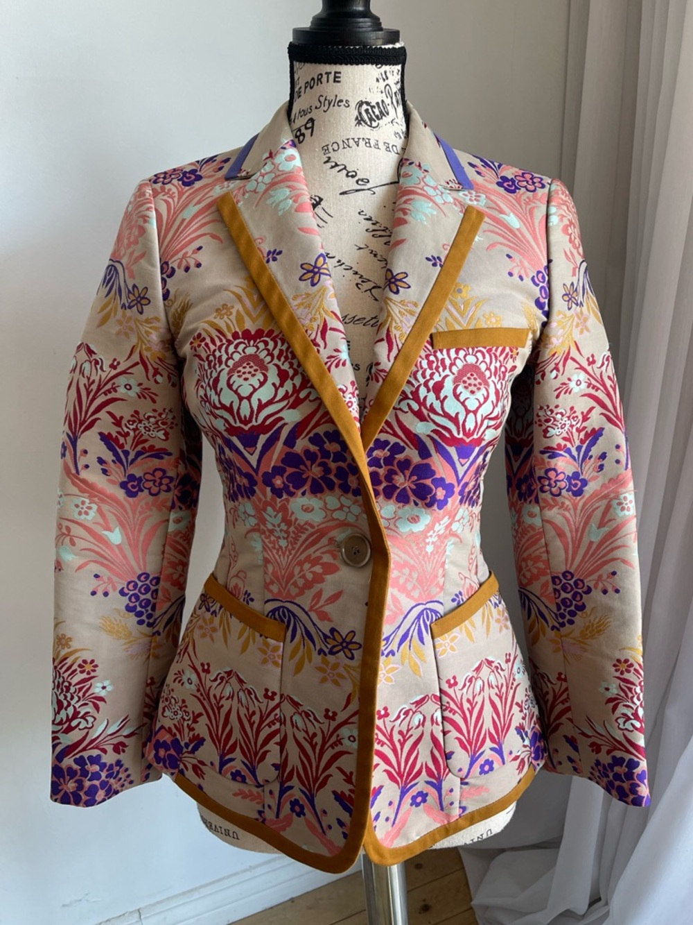 Etro Floral Embroidered Floral Blazer